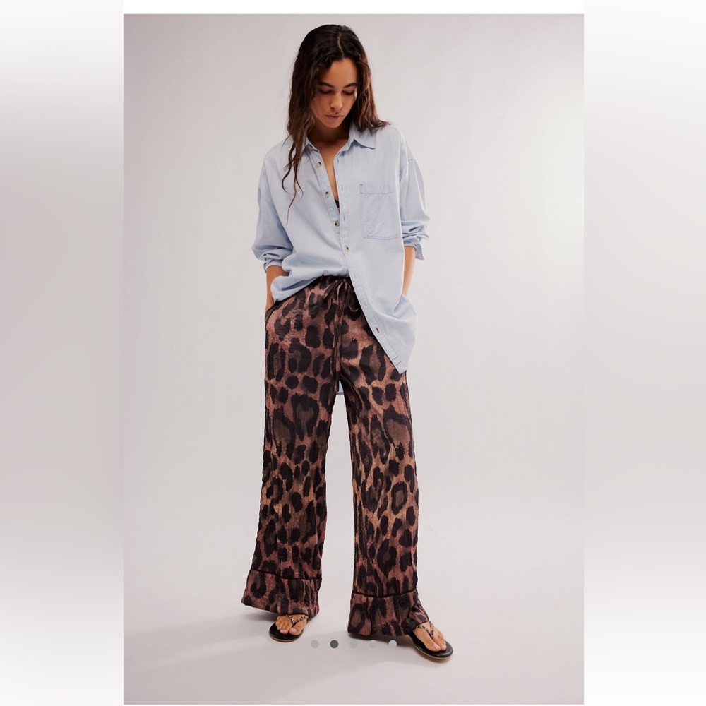 Freepeople all out satin pants